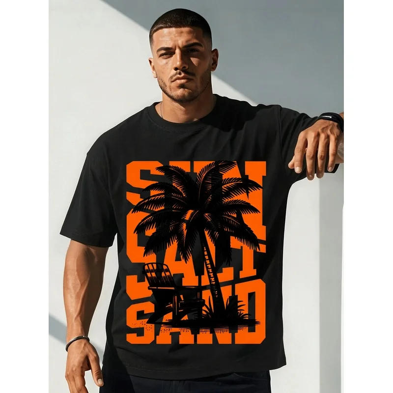 Men'S T-Shirt, New Men'S Summer Short-Sleeve 