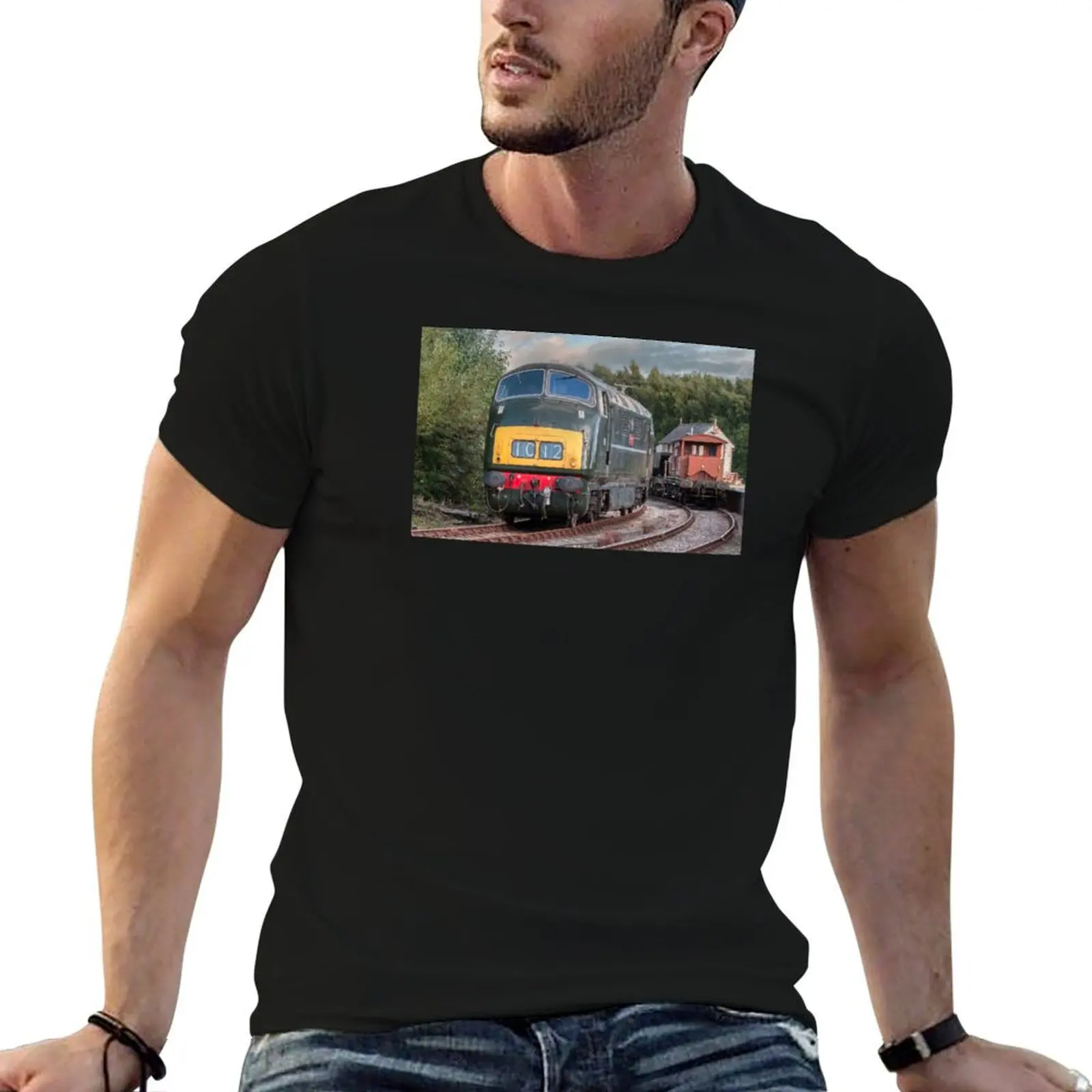 

D832 Onslaught at Lydney Junction T-Shirt anime tshirt cotton t shirt man T-Shirt