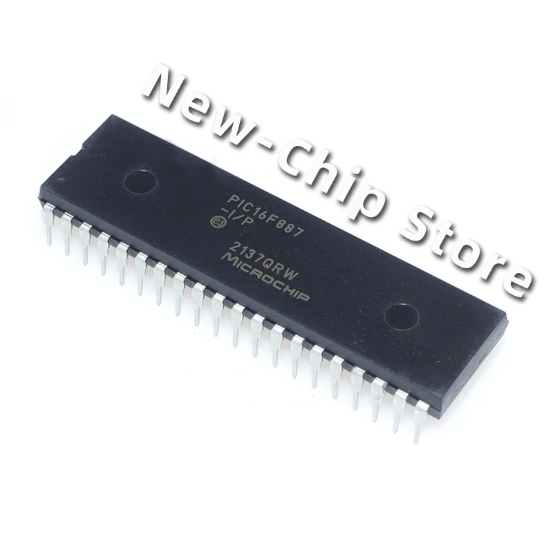 

20PCS-100PCS/LOT PIC16F887-I/P PIC16F887 DIP-40 New Original