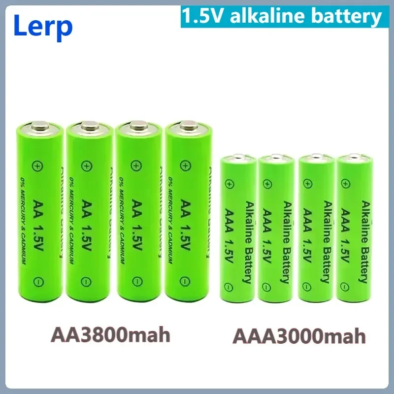 AA 1.5V 3800mAh/1.5V AAA 3000mAh alkaline battery flashlight toy watch MP3 player replacement nickel hydrogen battery