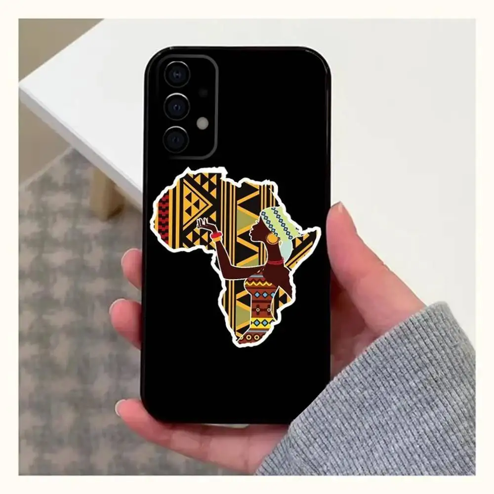 حافظة لهاتف سامسونج جالاكسي A20، A21s، A22، A31، A32، A52، A53، A72، 73، A80، A91 غطاء أسود ناعم