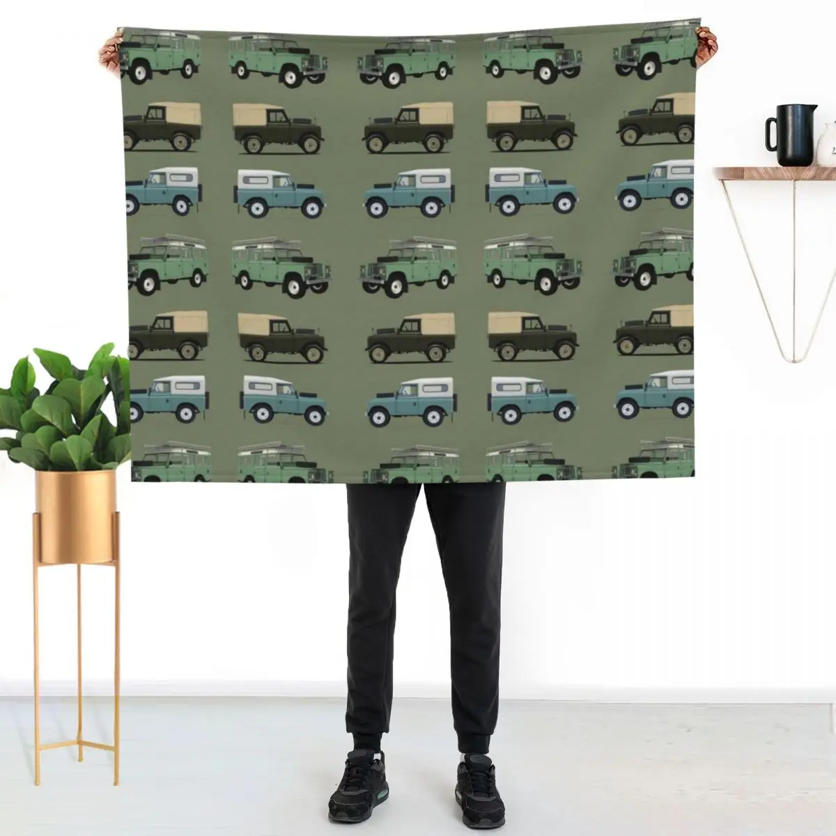 British Off Road 4x4 Vehicles Throw Blanket Designers Decorative Throw Sofa Kid'S Comforter Sofa Quilt Blankets