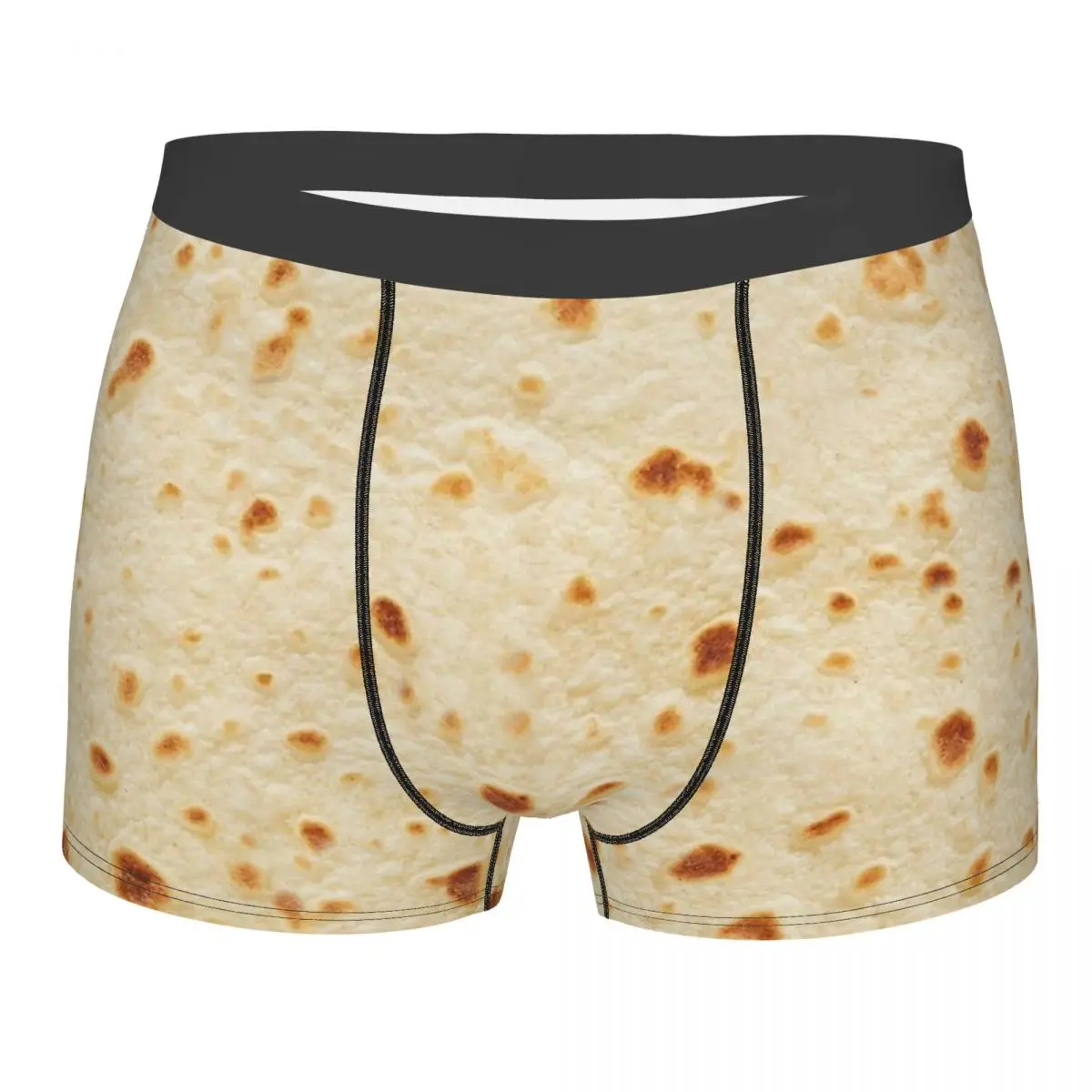 Burrito Flour Tortilla Design Food Meme Underpants Homme Panties Man Underwear Comfortable Shorts Boxer Briefs