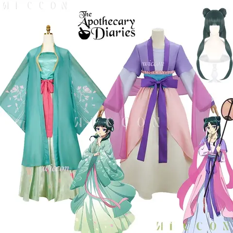 Mao Maomao Cosplay Costume pour femme, The Apothecary Diaries, Hanfu Anime fur s, Traditional fur s, Dam Wig, S Disfraz