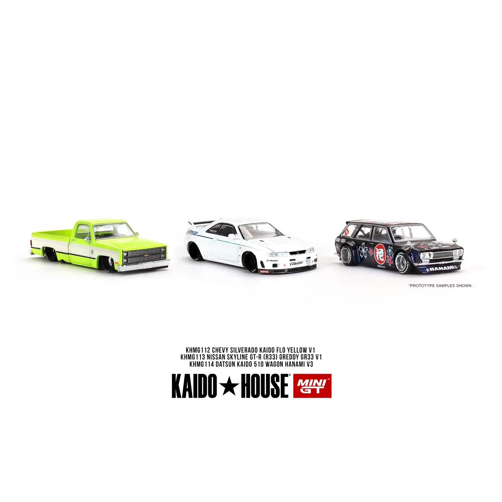

In Stock MINI GT KAIDO HOUSE 1:64 R33 Datsun 510 Pickup
