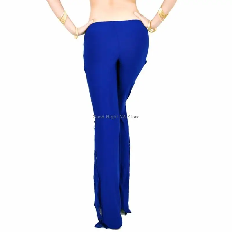 Quần Bellydance khô nhanh Nhiều màu sắc Thiết thực Trang phục khiêu vũ thoải mái Sử dụng trên sân khấu
