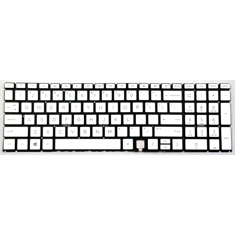 New For HP Envy x360 15-EE 15-EE0003CA 15-EE0020CA 15-EE1010NR 15-EE1077NR 15-EE1083CL Laptop Keyboard US Silver With Backlit