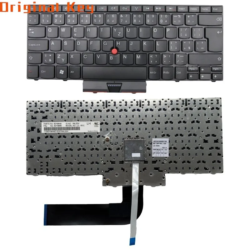 Black No Backlit Keyboard For Lenovo Thinkpad E40 E50 Edge 14 15 Laptop 60Y9702 60Y9677 60Y9678 60Y9694 60Y9685