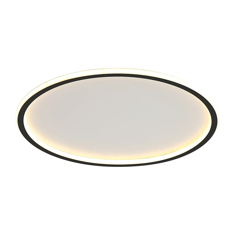 Modern Minimalism Black Gold LED Round Square Ceiling Living Dining Room Bedroom Lights Nordic Ultra-thin Surface Ceiling Lamps