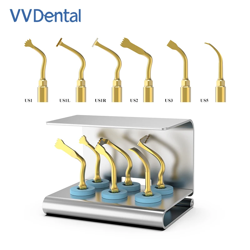 

Piezosurgery Bone Cutting Tips Kit Compatible With Woodpecker And Mectron Dental Surgical Tools US1R/US1L/US1/US2/US3/US5