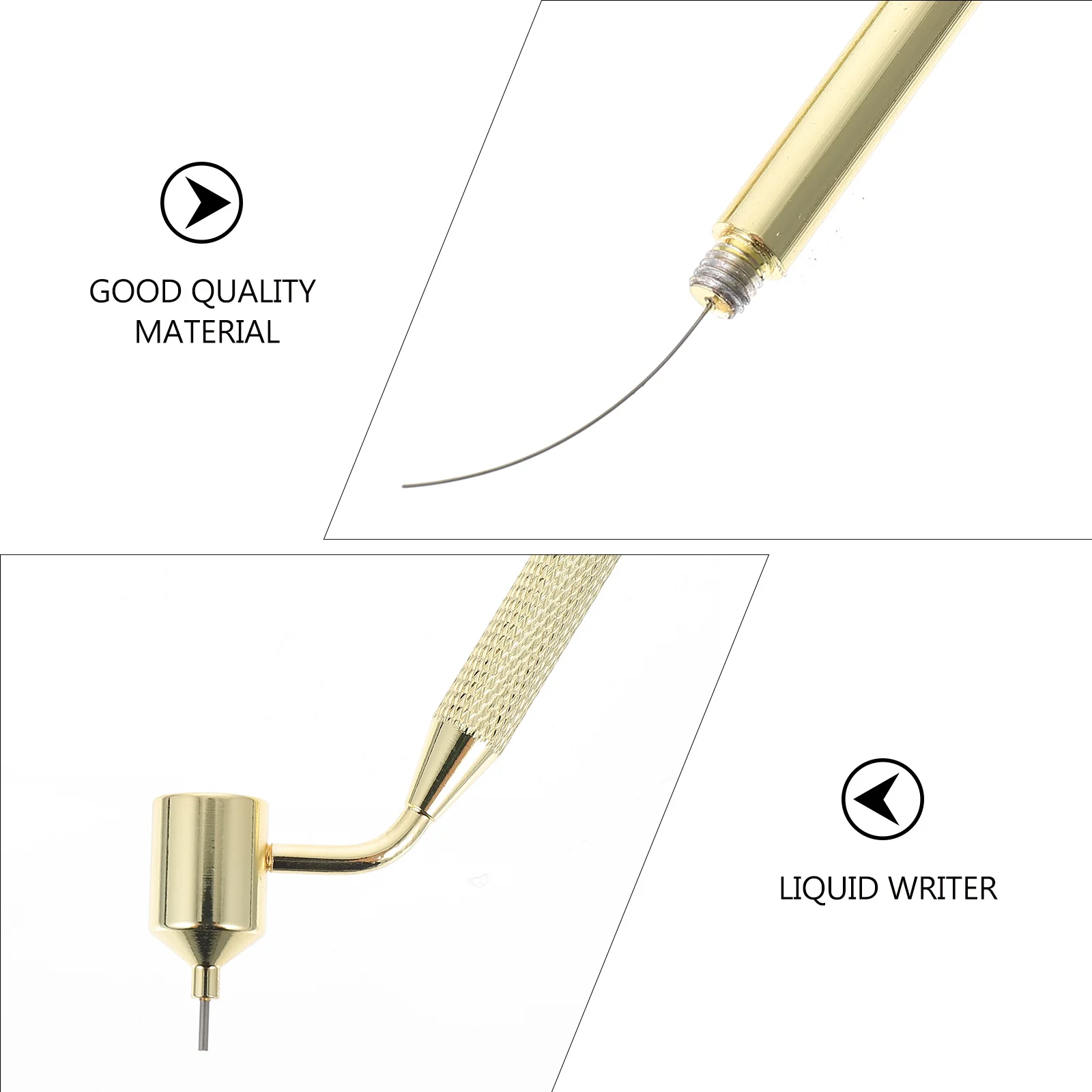 1pc Thin Line Fluid Writer Pen Premium Aluminium Precision Touch Up Paint Applicator For Scratch Repair Fabric Painting Diy