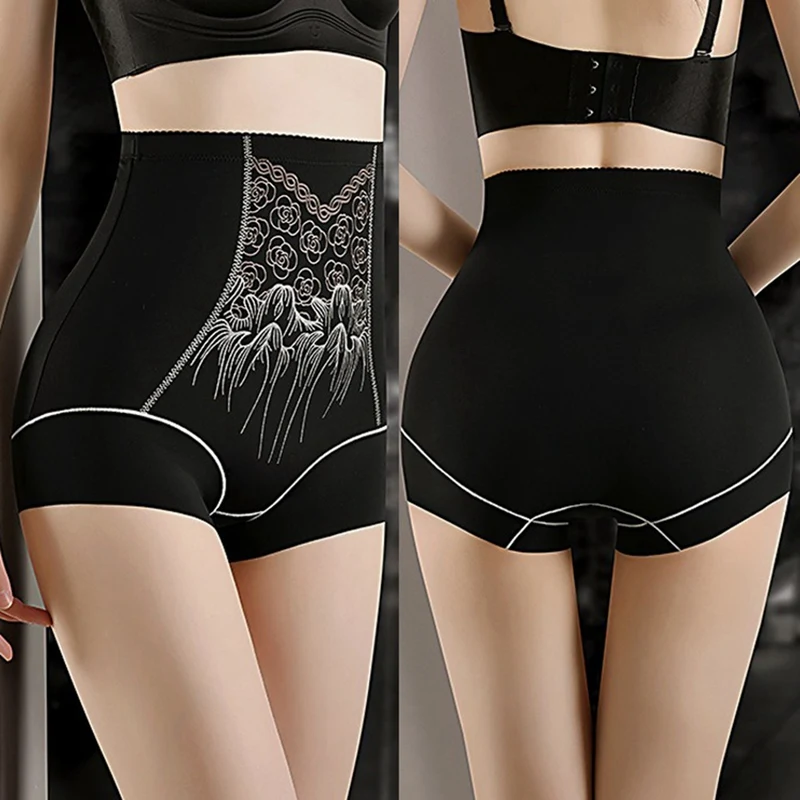 

Женские трусики с высокой талией, женские шорты для коррекции фигуры, дышащие, подтягивающие, корректирующие, короткие корсеты, трусики