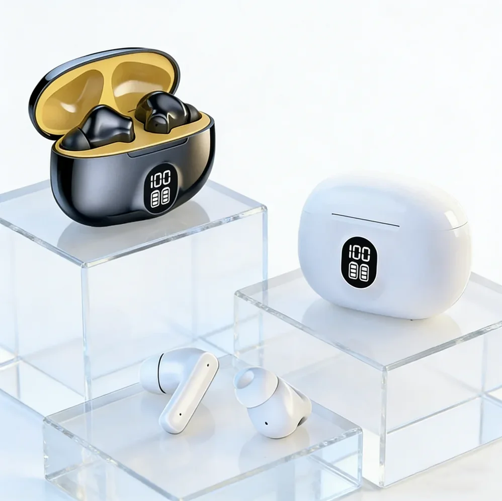 Original 895B Fone Bluetooth 5.3 TWS Wireless Headphones with LED Display Stereo Headset Touch Control Earbuds Noise Reduction