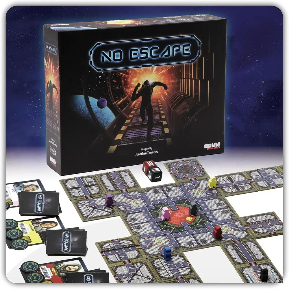

No Ese Board Game - Strategy Board Games or Adults, amily Games, Party Games. Unique Strategic Space Sabotage Traitor Maze Game