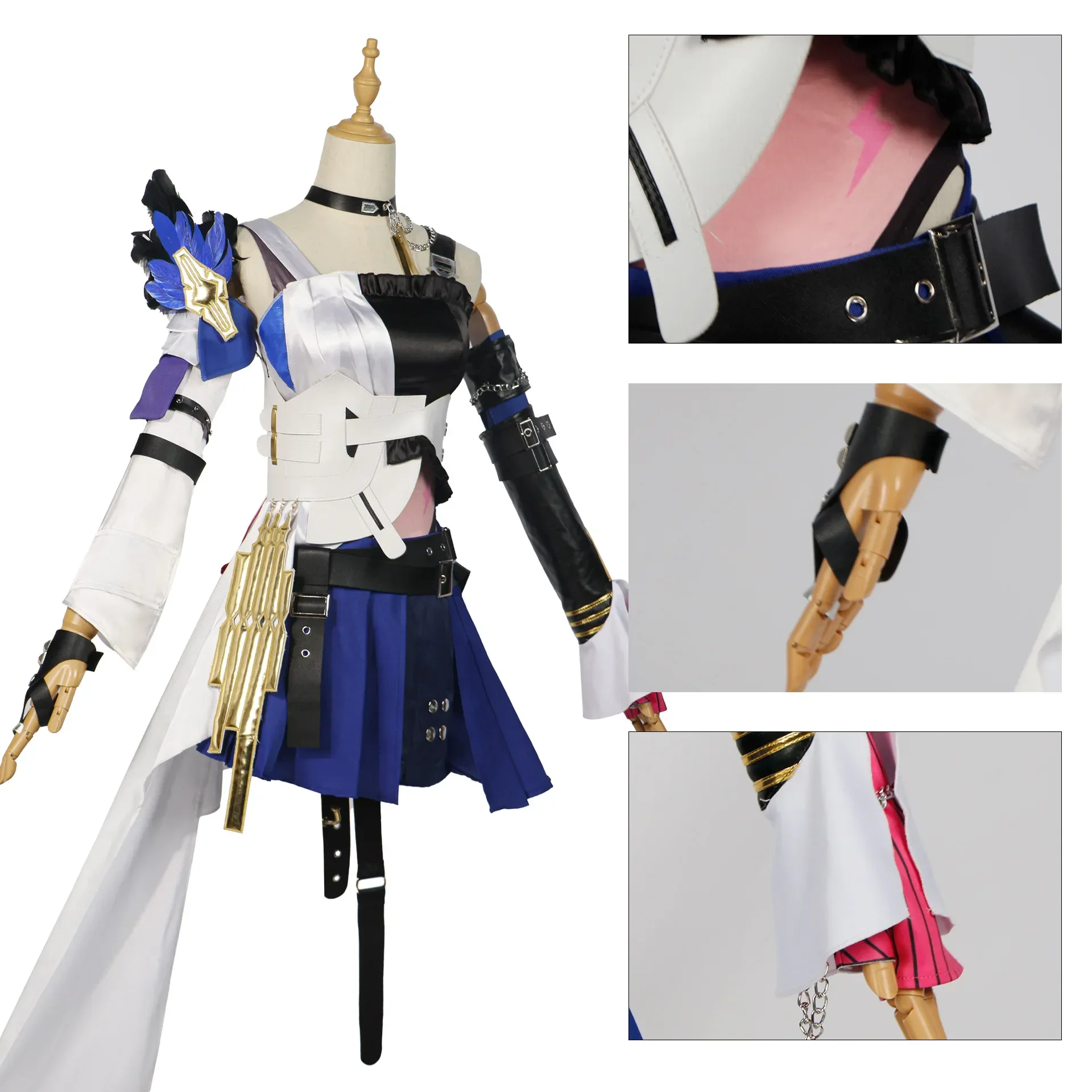 Game Honkai Star Rail Serval Cosplay Costume Halloween For Women Clothes