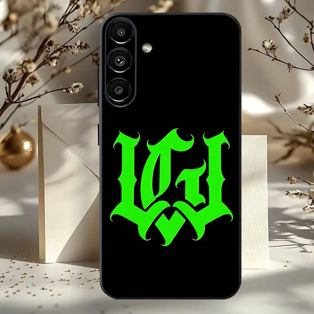 Funda de teléfono para Samsung Galaxy A73,31,32,72,41,53,52,71,22,5G,Note,J7,8,9 SINGER Jc Reyes Tour, funda negra suave