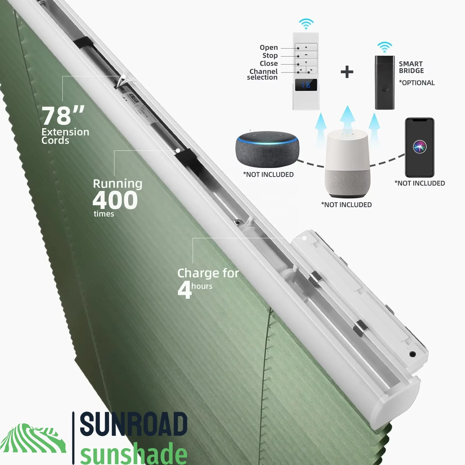 Custom-made Electronic Smart Blinds Zigbee Automatic  Aluminum Venetian Blinds for Office Living Room Built-in Blind Motor