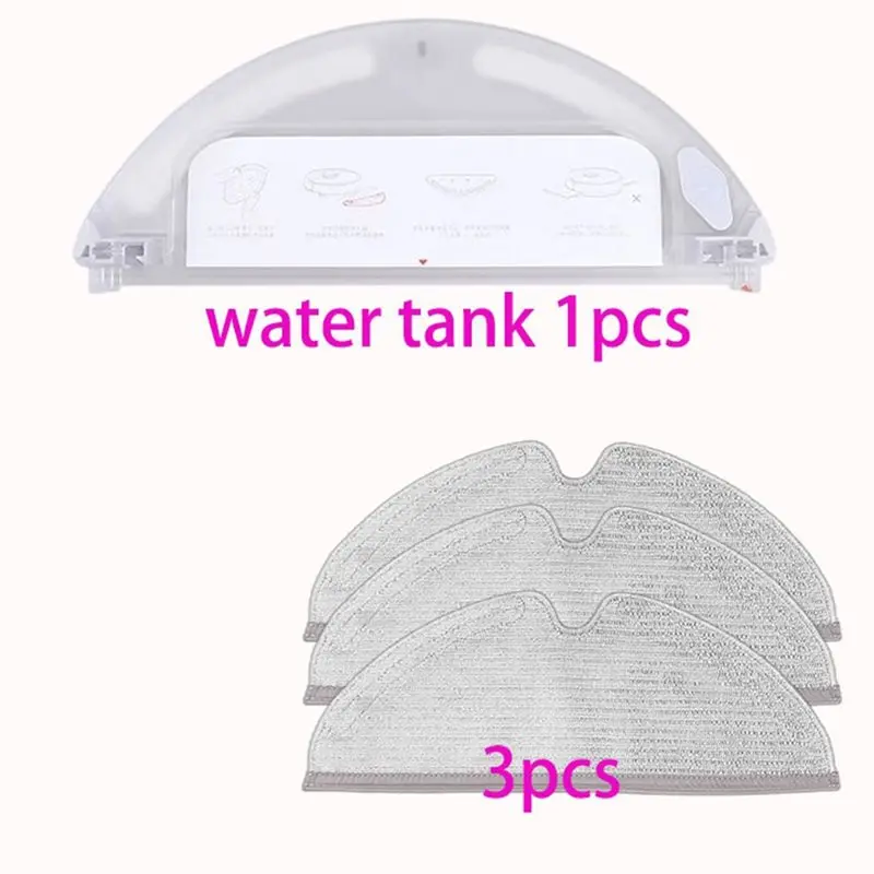 B47B-Robot Vacuum Spare Parts HEPA Filter Mop For Roborock S5 S502-00 S502-02 S5 Max S6 Maxv S6 Pure E4 E5 Main Side Brush