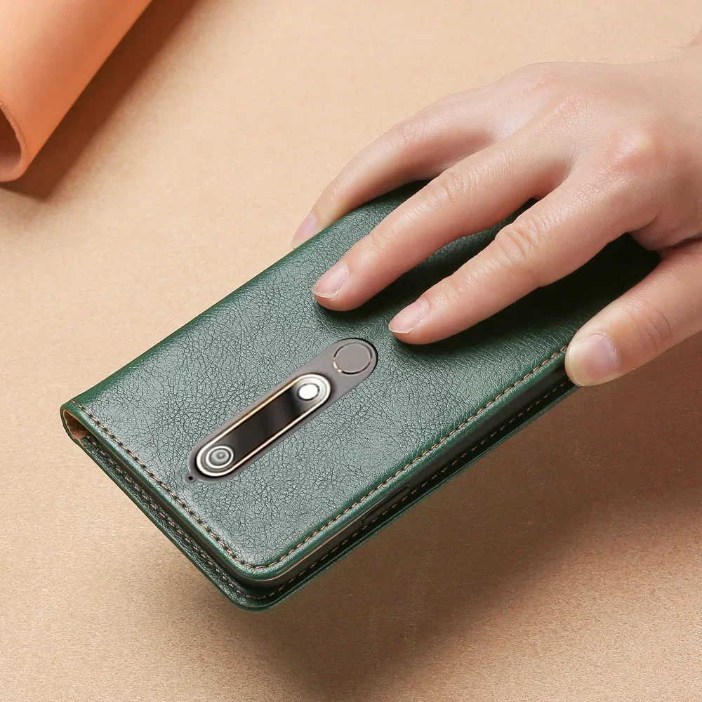 Magnetic Case for Nokia 2.2 2.3 2.4 3.1 3.2 4.2 5.1 6.1 7.2 6.2 8.1 3.4 5.4 1.3 5.3 C1 C2 7.3 6.3 1.4 9 PureView Cover Leather