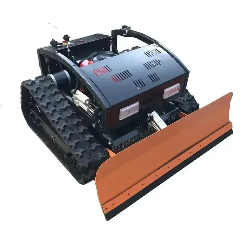 Robot Lawn Mower Gasoline Remote Control Lawn Mower  with Snow Shovel for Snow Pusher