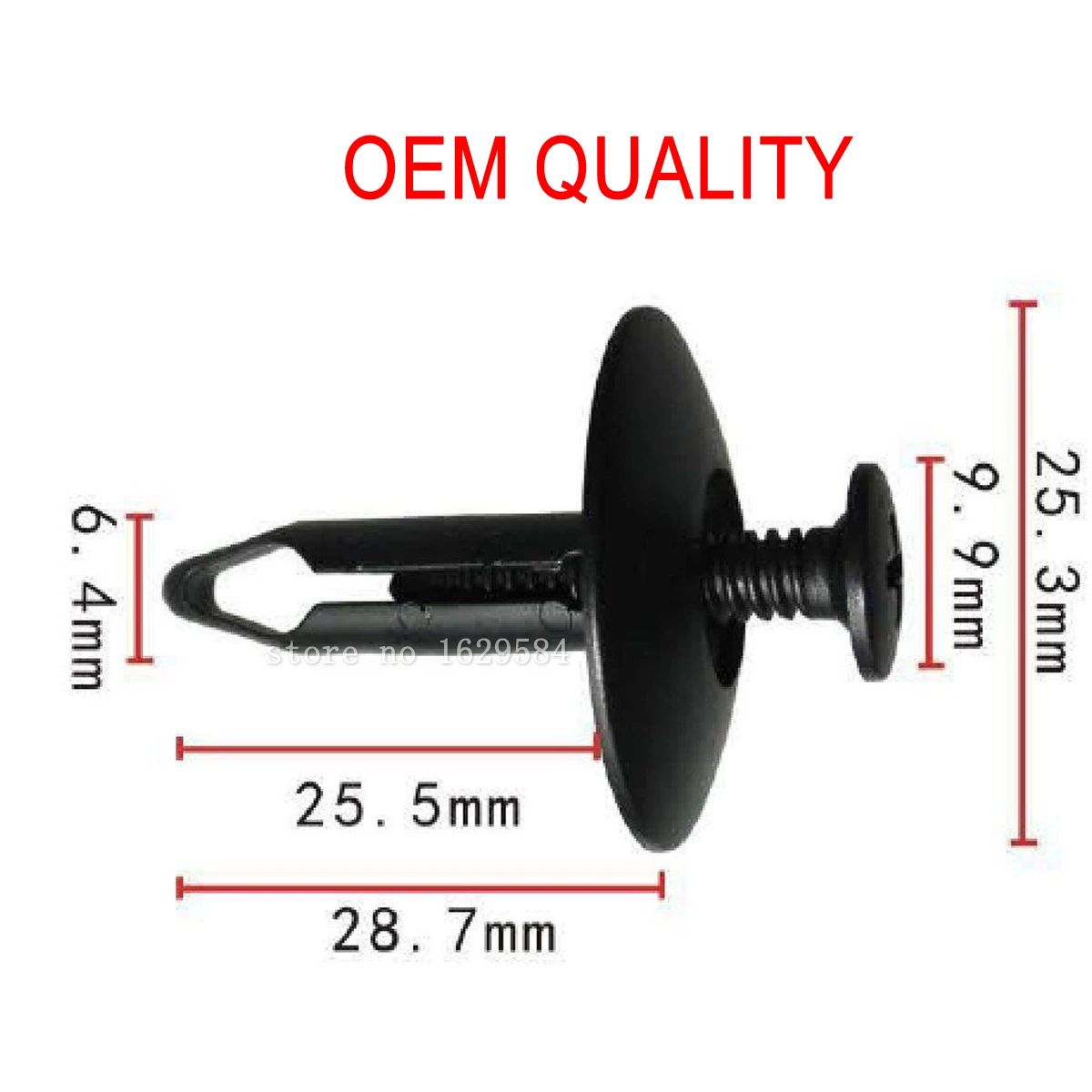 

100x OEM-защитный фиксатор радиатора OEM для GM Cadillac DeVille и Seville 1998 г.в. 25663903