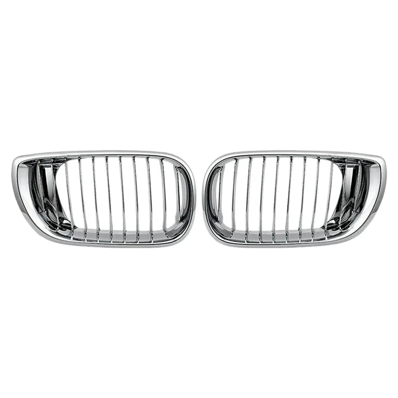 

YWDZ-автомобильная решетка воздуха вперед, хромированная маска призрака, подходит для BMW E46, 4-дверная, 2002-2005, 51137030545 51137030546 Замена P