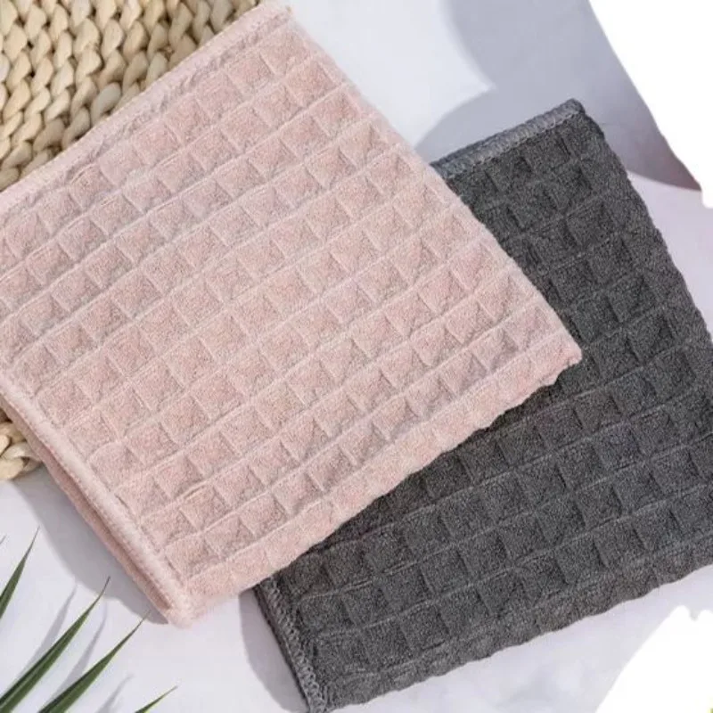 

3pcs 30 30cm Waffle Weave Kitchen Scrubber Fast Drying Lint Free Dish Cleaning Cloth for Home Hand Towel Household Cleaning
