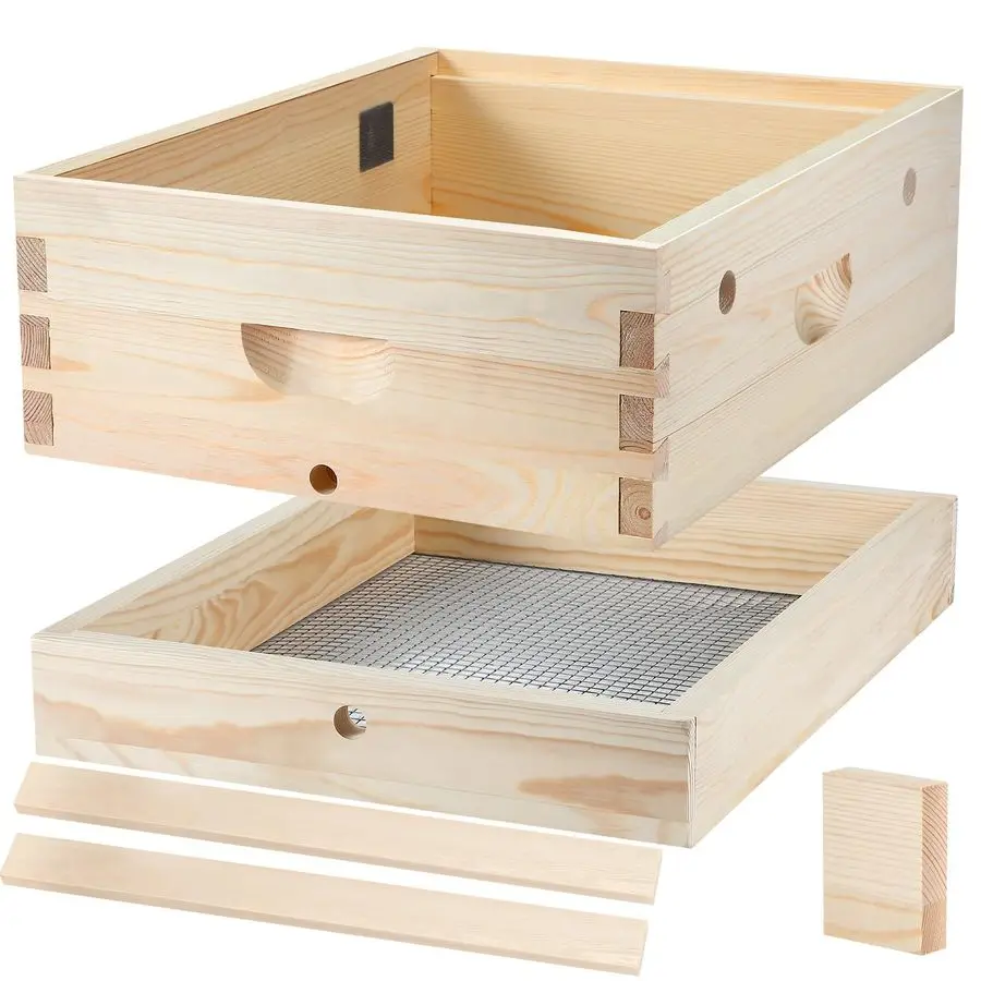 

Набор из 10 рамок: доска для ульевого конструктора и коробка для утепления, сборные доски-кормушки для пчел, ульи-коробки, влагозащитная коробка для утепления для пчел