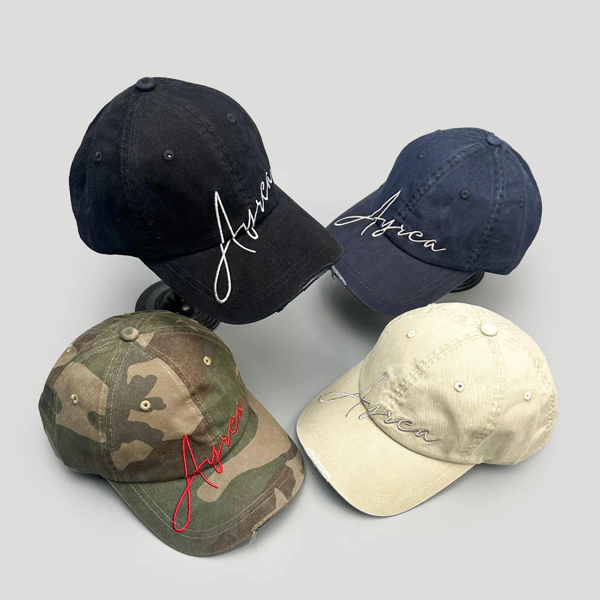 Korean Retro Broken Embroidered Letters Baseball Hats New Men Women Sunshade Personal Versatile Street Fashion Ins Peaked Caps