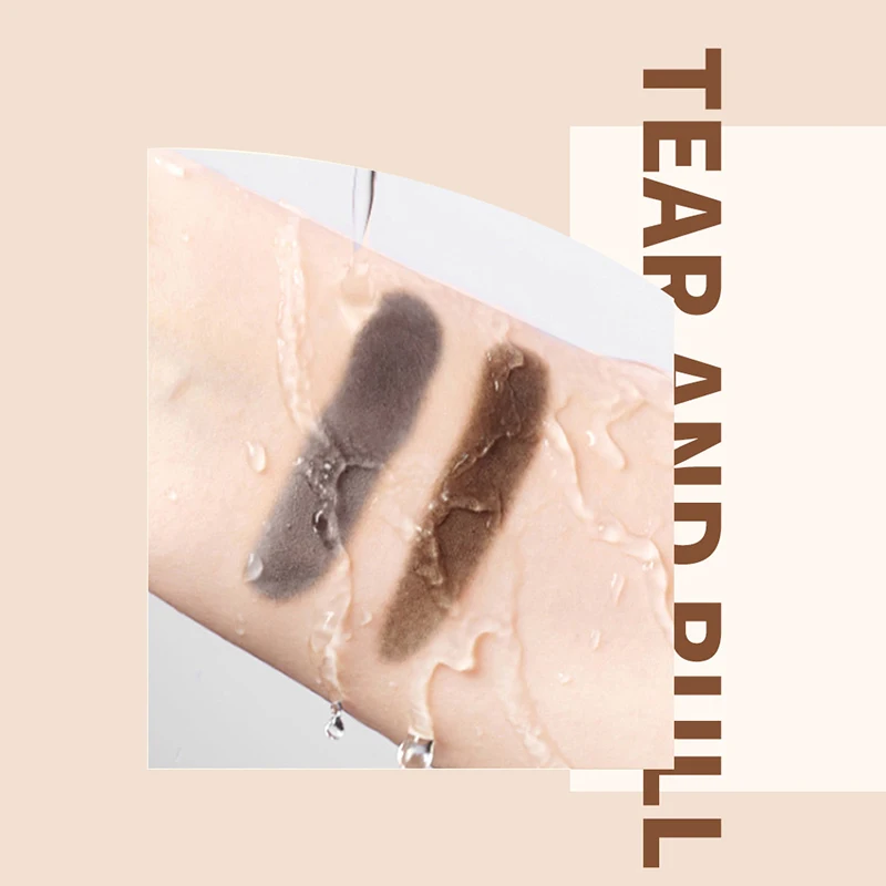 4 pezzi di pasta colorante per sopracciglia, matita per sopracciglia tridimensionale selvaggia impermeabile e resistente, senza sbiadimento, senza sbavature