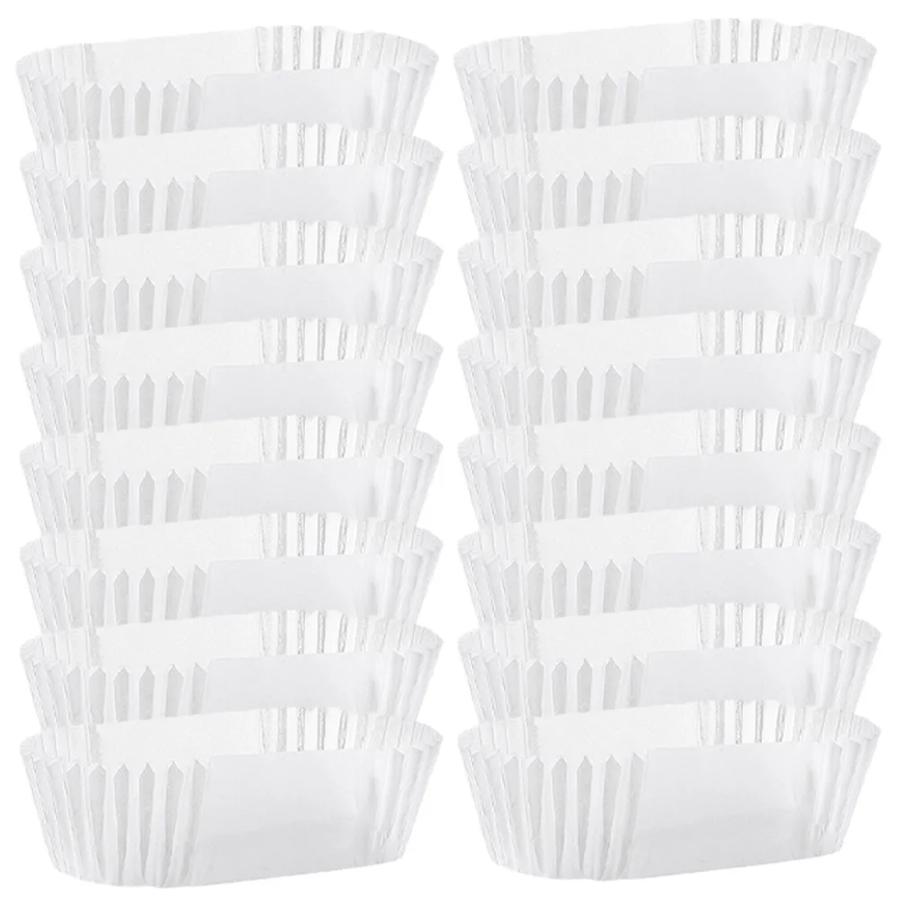 

2000 Pcs Cake Cups Bread Baking Liners Cakecup Paper Loaf Pan Oval Cupcake Disposable
