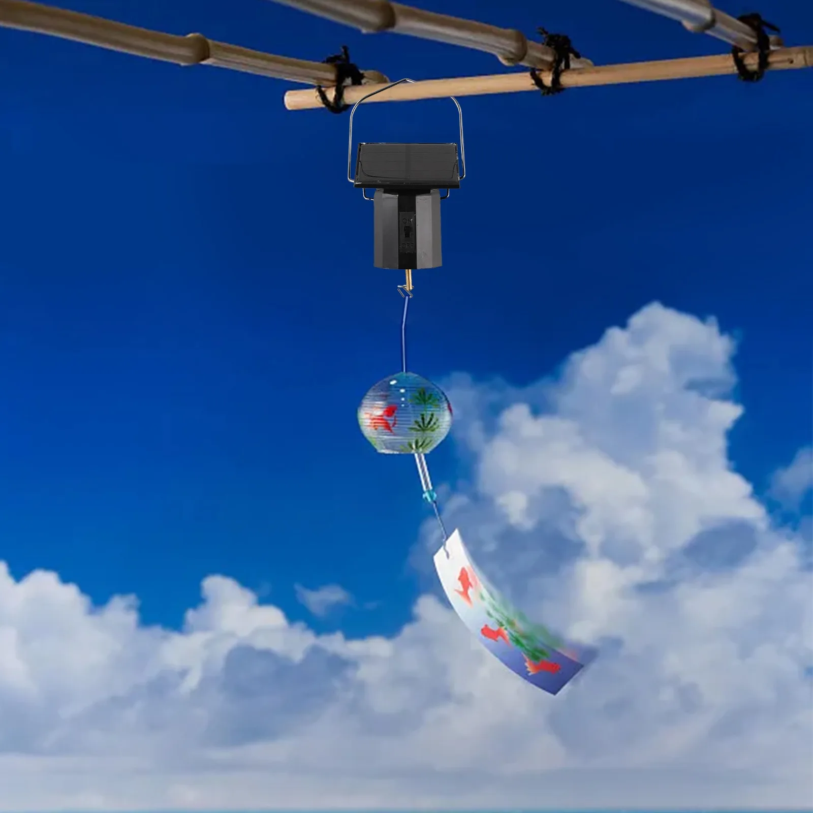 

Solar Powered Motor Solar Powered Hanging Wind Motor With Flexible Design Soothing Sound Decoration Rotating Small Motor Motor