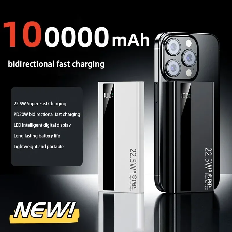 20000mAh Power Bank Fast Charging 22.5W Large Capacity Battery Multi Port Portable Shared Charging Suitable For iPhone Xiaomi view 2