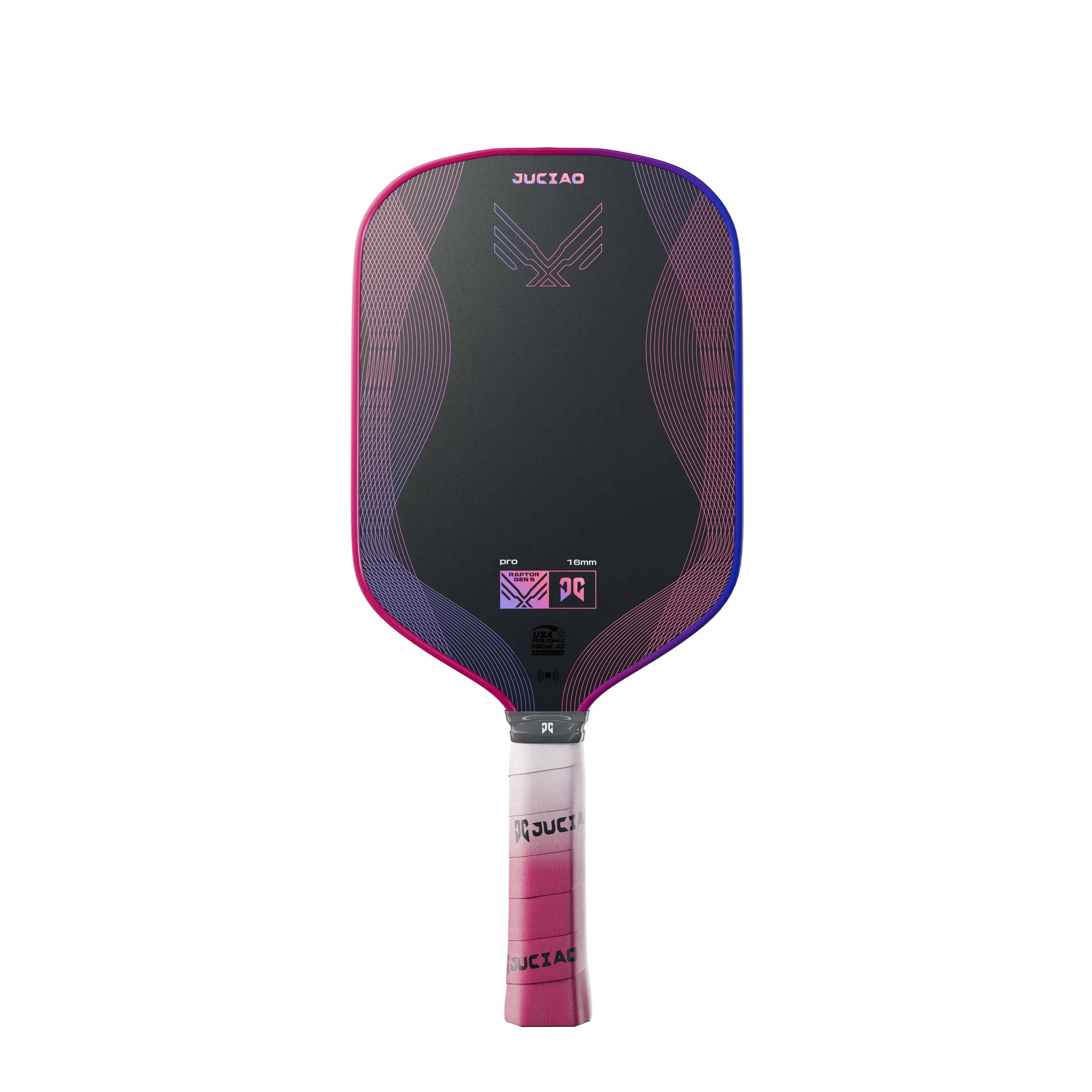 Custom GEN5 GEN5.5 EPP Foam Core T700 Raw Carbon Fiber Rough Surface Pickleball Paddle