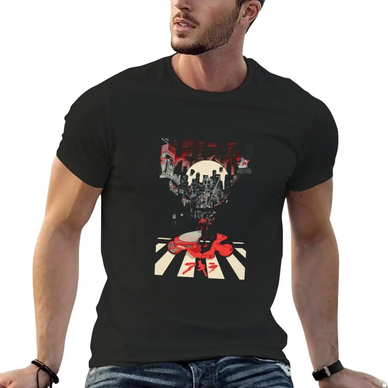 Akira T-Shirt hippie clothes Blouse customs Men's t-shirts