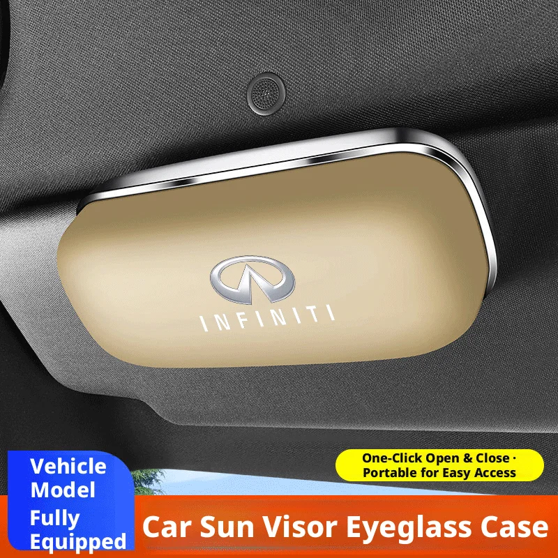 

Suitable for Infiniti car glasses case Q50L/QX50/60 sun visor glasses clip storage box car interior supplies