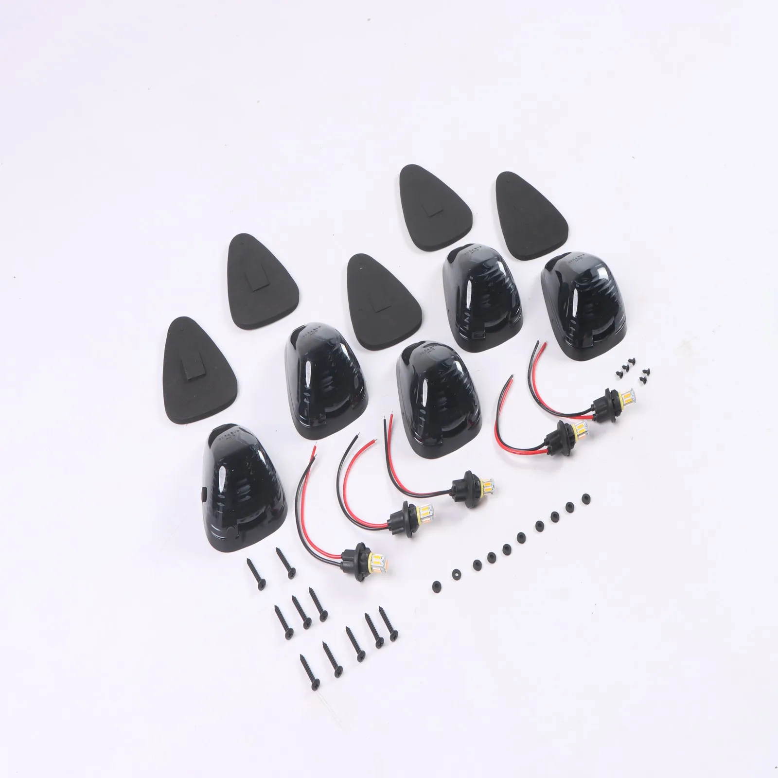 

5 шт. дымчато-янтарные светодиодные фонари на крыше кабины для Ford F-250 F-350 1999-2016 внутренний купольный светильник