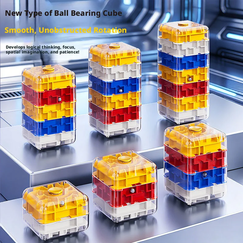 

3D Maze Magic Cube Fidgeting Toys Kids Labyrinth Creative Puzzle Intelligence Cube Logical Thinking Anti Stress Educational Toys