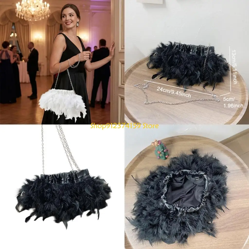 

G5AE Party Essential Purse Allowing Shoulder Or Hand Carry Lightweight Construction Evening Bag For Long Wear
