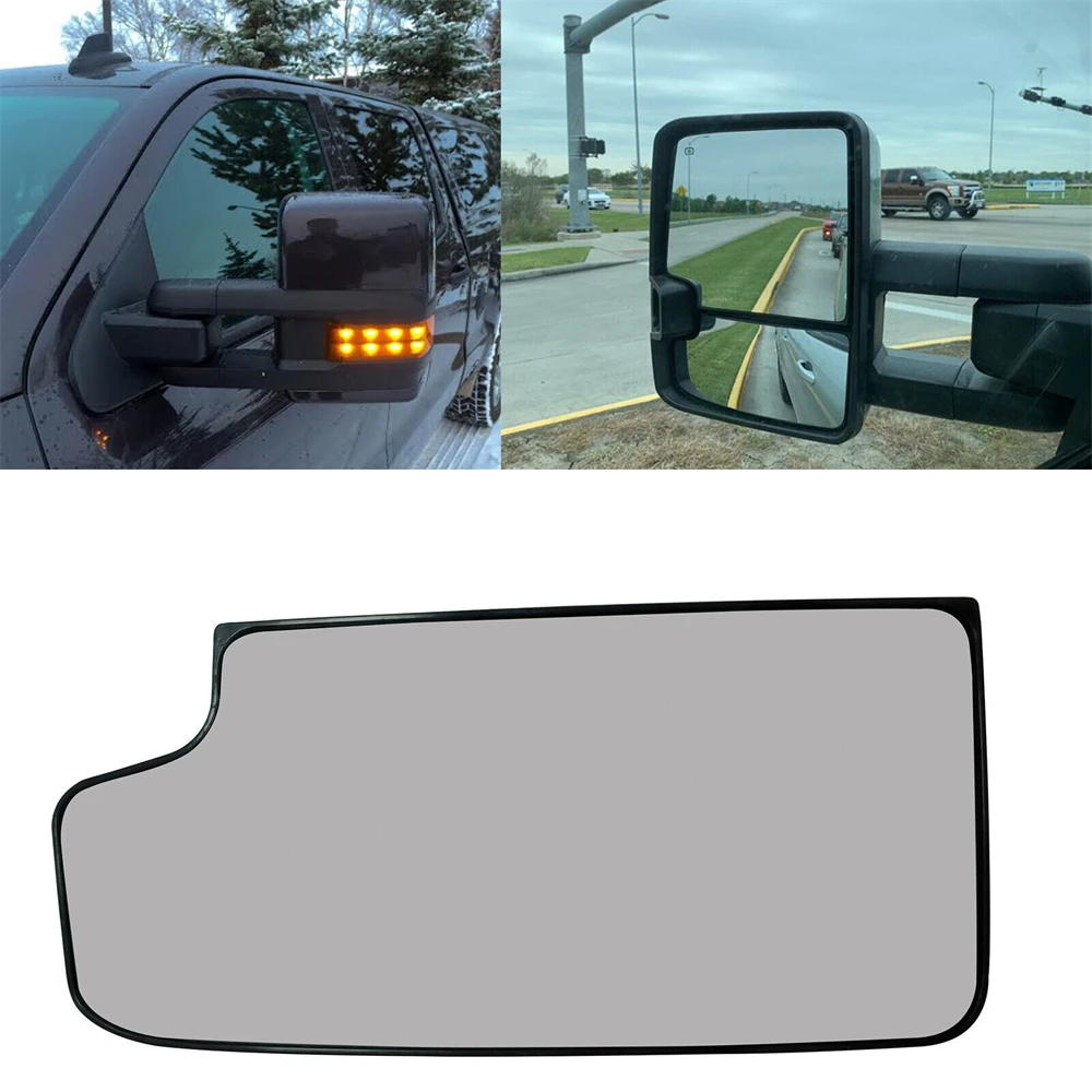 

​Tow Mirror Glass Lower Convex left+Right for GMC for Chevy 23444113 23444114