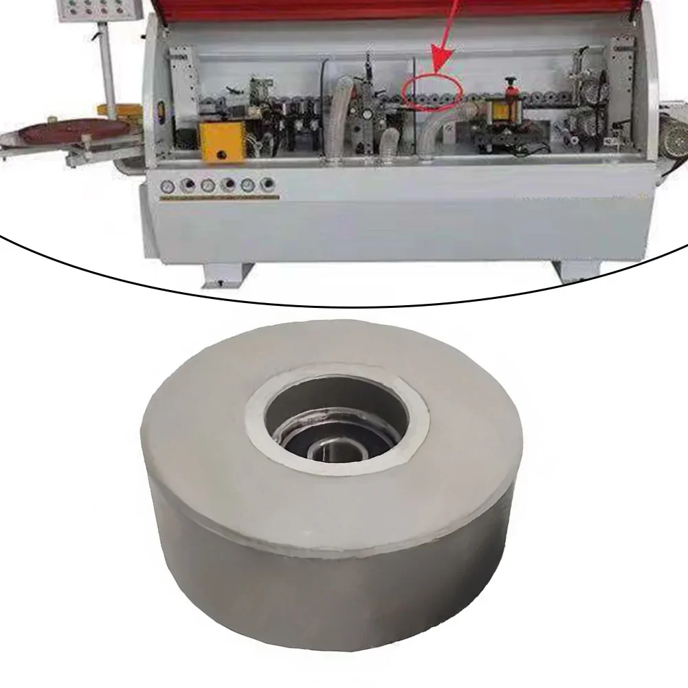 Edge Banding For Furniture Gray Rubber Press Wheel Woodworking Bearing Roller Bearing Integration Smooth Finish