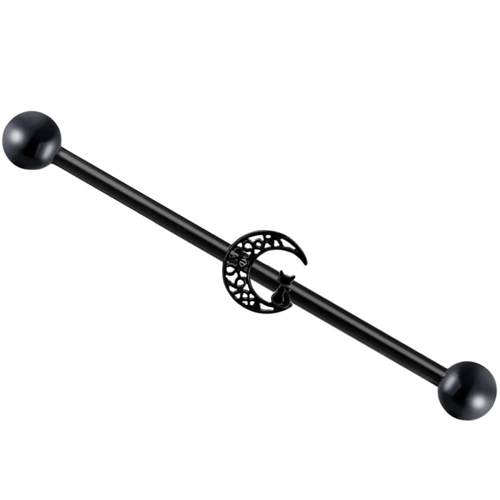 

Black Cat Studs Women Girls Trendy Stainless Girls Ear Studs Steel Piercing Personalized Earrings For Women Trendy Ear Jewelry