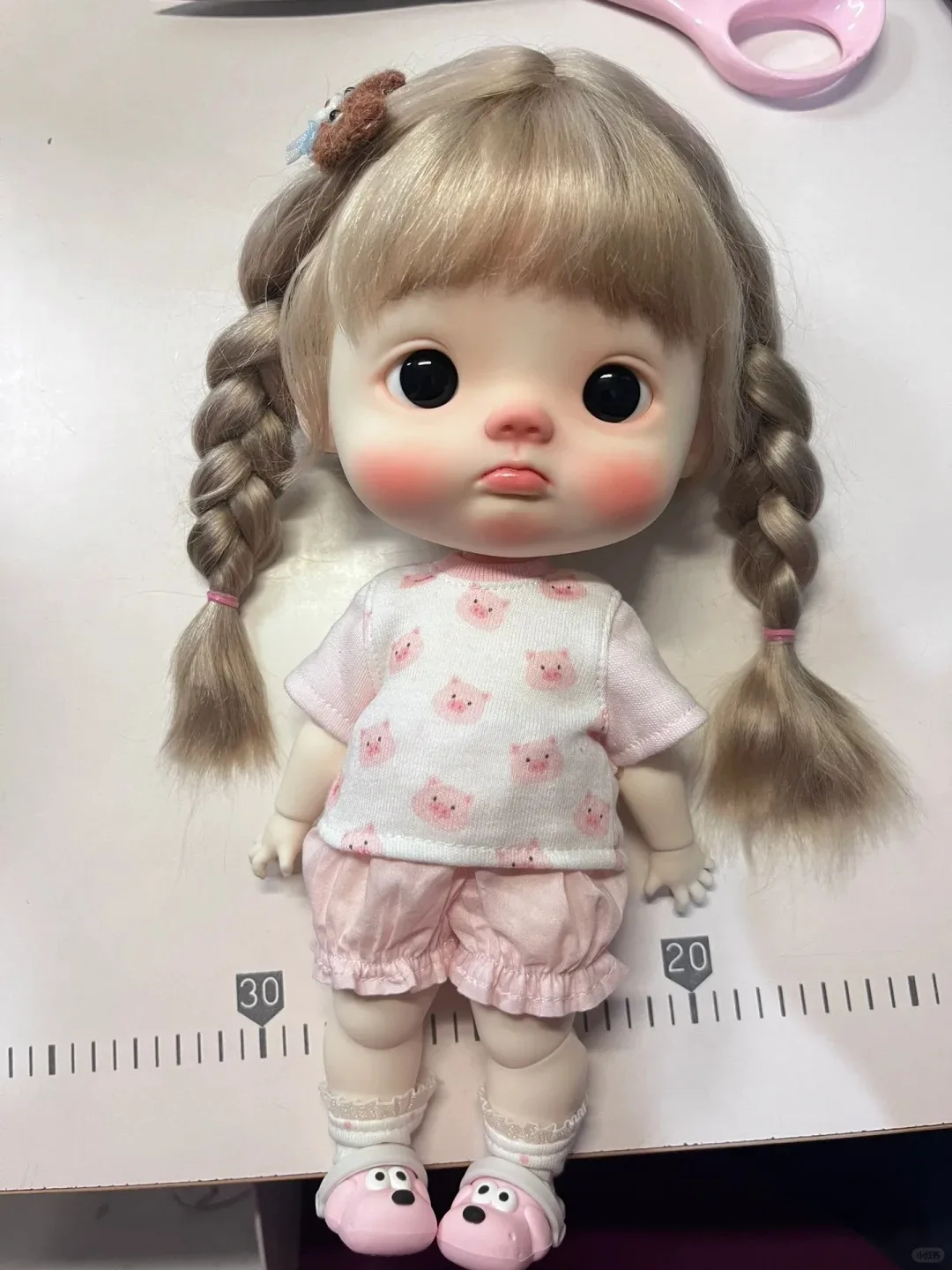 DaMeng Bjd Doll 1/6 Xiaofeiyang Spot QbabyBig Head Smile Resin Ball Jointed Art Toy Dolls for Girls free shipping