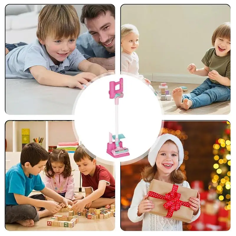 Housekeeping Play Vacuum Cleaner Pretend Play Vacuum Cleaner Toy For Kids Early Learning Children House Cleaning Vacuum Toys For