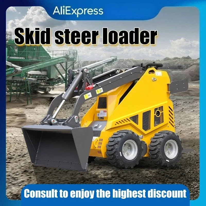 

Small Wheel Loaders Made in China Support Various Auxiliary Tools Custom Made Track Mini Wheel Loaders