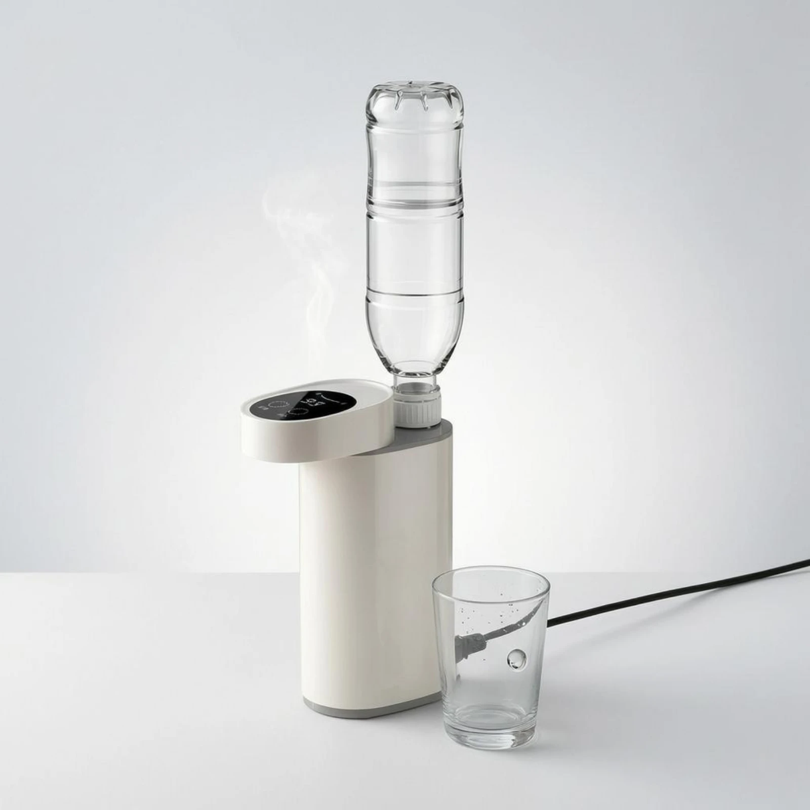 Instant Hot Electric Water Dispenser Bucket Water Compatible Touch Control Heating Machine for Kitchen or Desk view 3