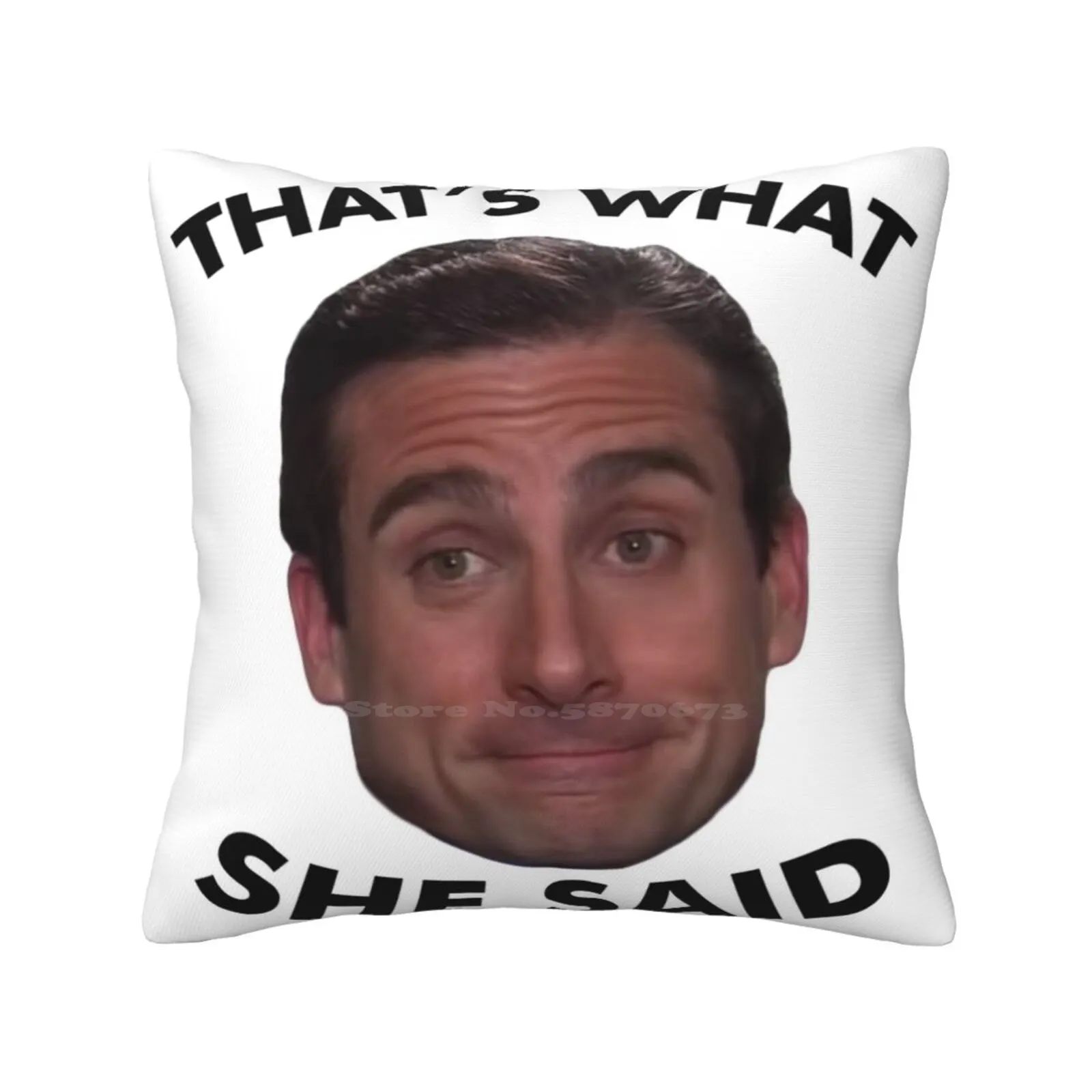 Michael That's What She Said Fashion Sofa Throw Pillow Cover Pillowcase The Office Us Thats What She Said Michael Kevin Malone