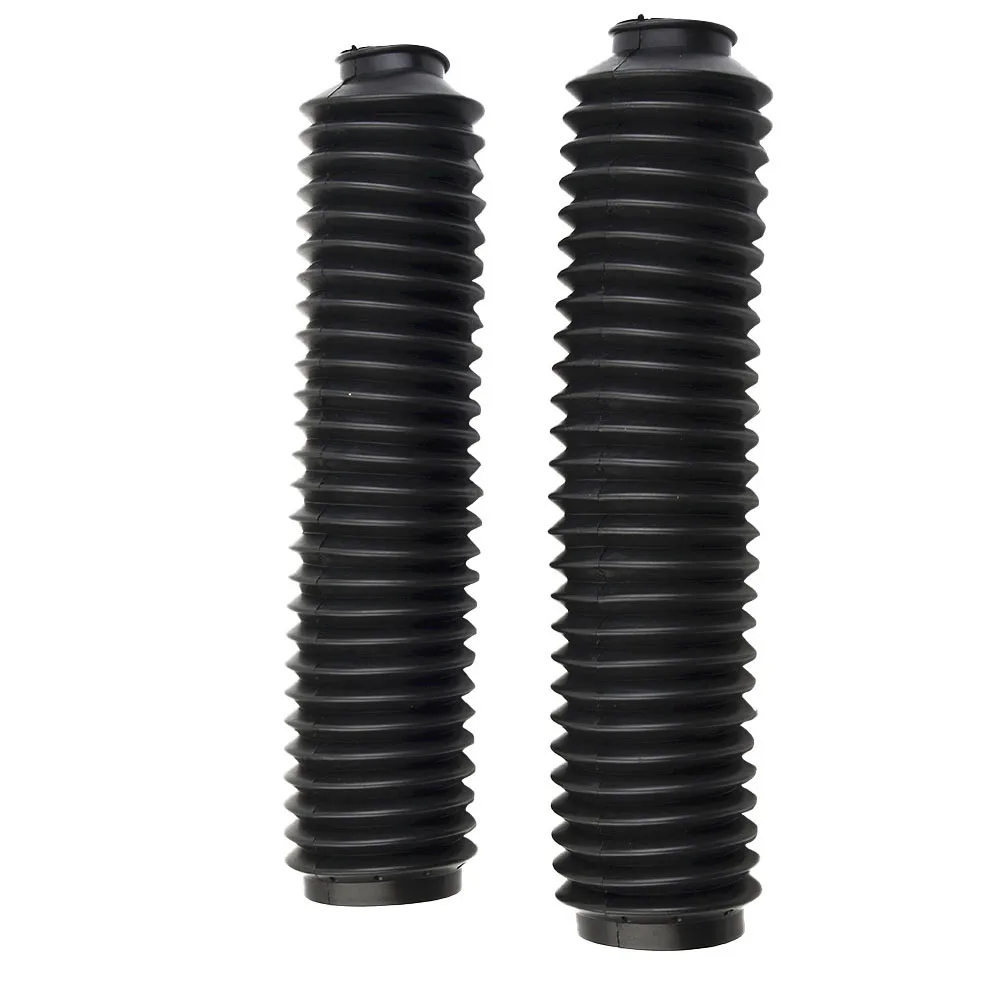Motorcycle Fork Gaiters Dust Cover Boots, Rubber Material, Protects Fork Seals and Stanchions, Suitable for HONDA 230x70mm