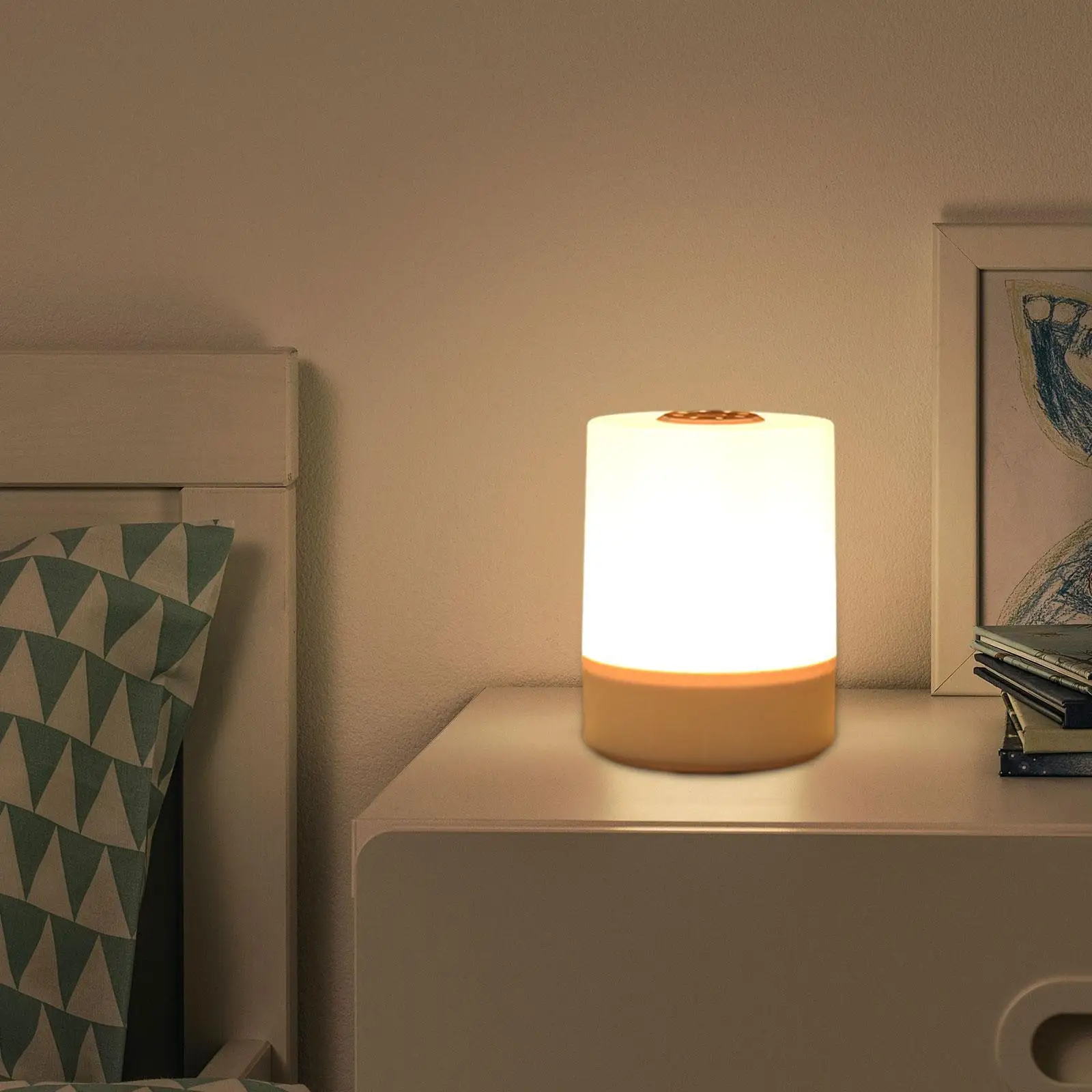 

Night Lamp Creative Sleep Companion Light Eye Caring Touch Sensor Portable Table Lamp for Bedroom Office Household Dormitory