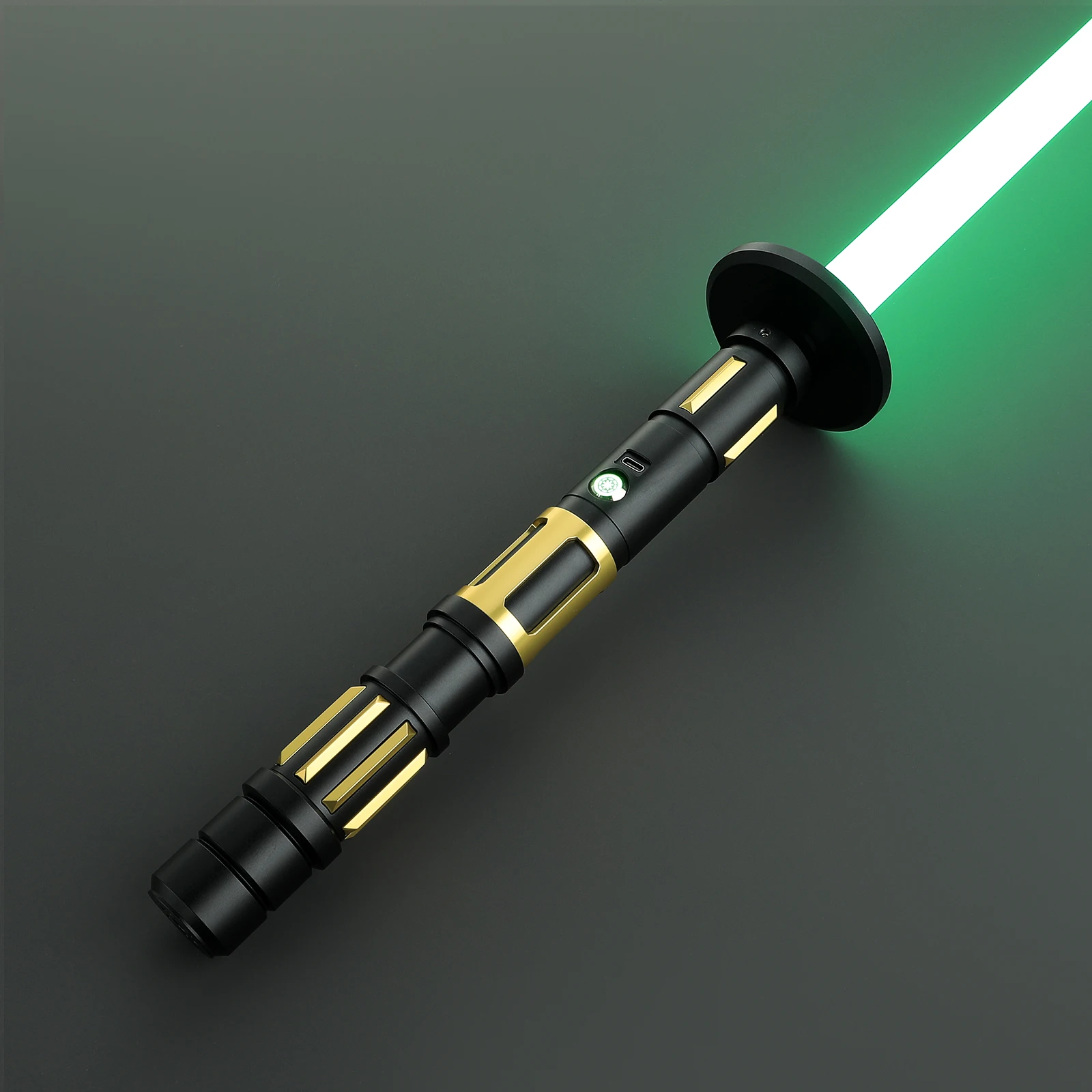 DamienSaber Metal Hilt Force Heavy Dueling Xeno3.0 Lightsaber Infinite Color Changing with 34 Sound Fonts Sensitive Smooth Swing